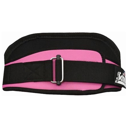 Schiek Sports 6 in. Original Nylon Belt, Pink - Small S-2006PKS